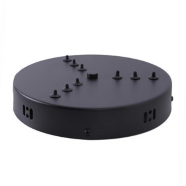 4591-220-9BL, потолочная чаша, D220xH40, цвет черный