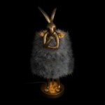 в наличии 10315/A Grey fluff Настольная лампа LOFT IT Lapine - купить в интернет-магазине Светильники Торг