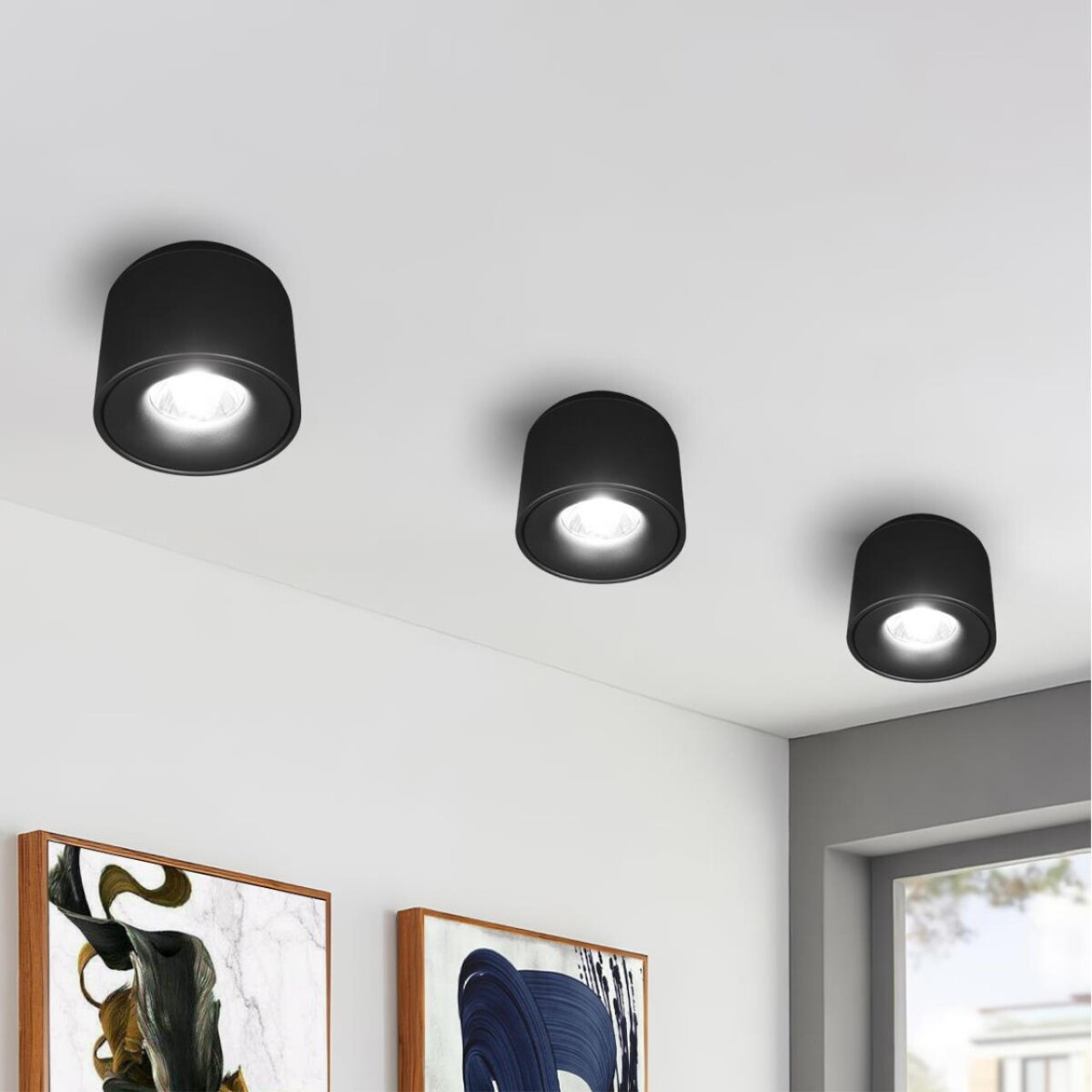 в наличии 10219 Black 4000K Потолочный светильник LOFT IT Tictac - купить в интернет-магазине Светильники Торг