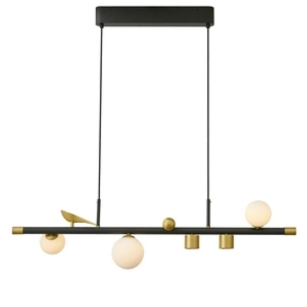 4324-5P, подвесная люстра, L870xW160xH265/1800, 2xLEDx6W + 3xLEDx5W, 2160LM, 4000K, included