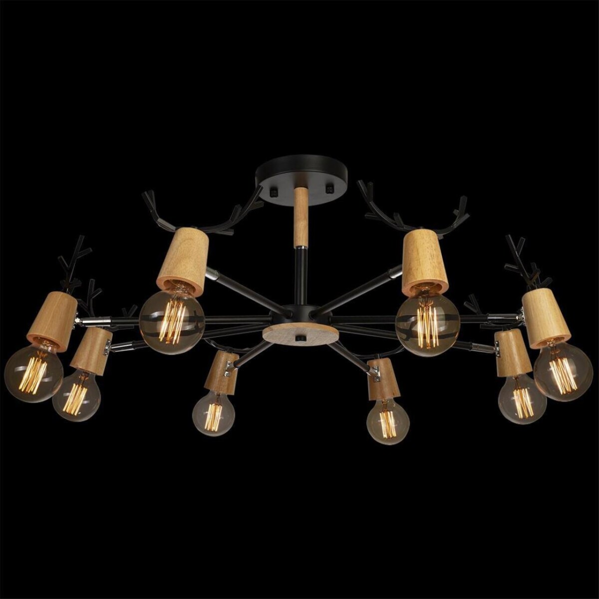 в наличии 10024/8 Black Люстра на штанге LOFT IT Sven - купить в интернет-магазине Светильники Торг