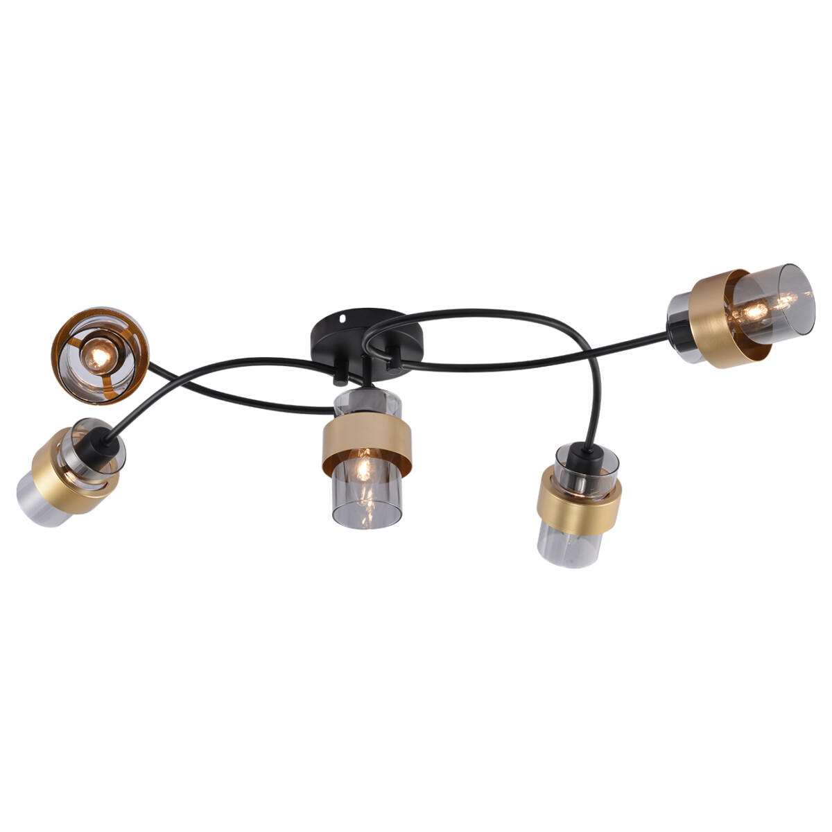 Escada 1139/5P E14*40W Black/Gold — изображение 1