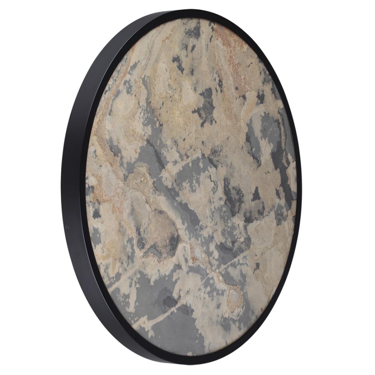 5064/50L L-VISION ODL24 205 черн./серо-беж./металл/натур.камень/акрил Настенный светильник с переключ.цветов.темпер. LED 50W 3000К/4000K/6000K BERGI — изображение 1