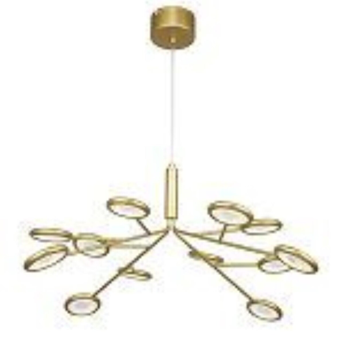 4253-12P, подвесная/потолочная люстра, D650xH320/1320, 12xLEDx3W, 3060LM, 4000K, included — изображение 1