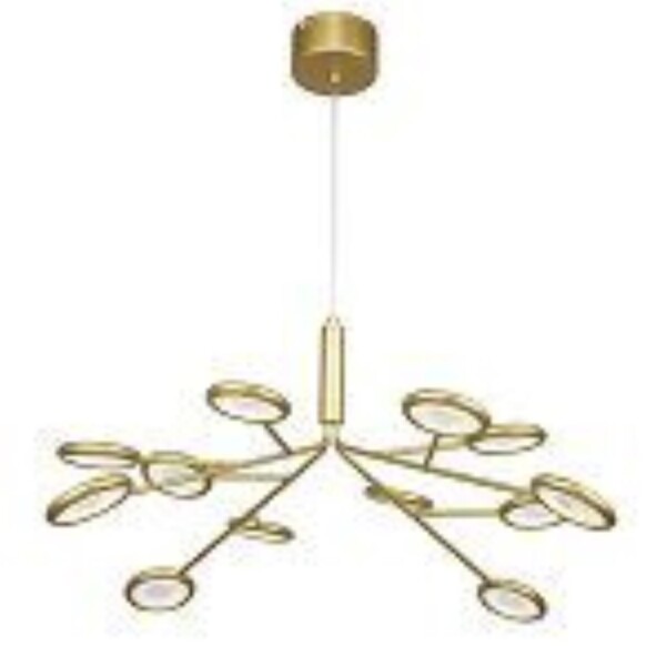 4253-12P, подвесная/потолочная люстра, D650xH320/1320, 12xLEDx3W, 3060LM, 4000K, included