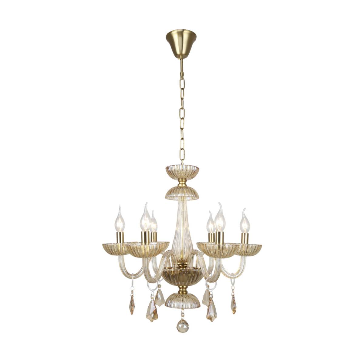 1D5376A40F2EA3AB396B_0 Escada 590/6PL E14*40W Gold — изображение 1