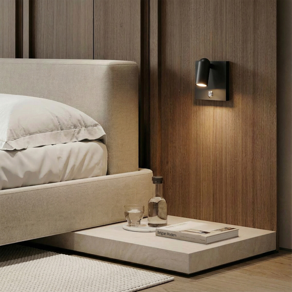 200937 Бра OMEGA LED 3W 277LM G ЧЕРНЫЙ 3000K — изображение 2