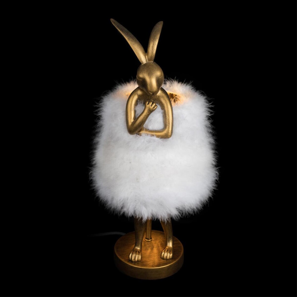 в наличии 10315/A White fluff Настольная лампа LOFT IT Lapine - купить в интернет-магазине Светильники Торг
