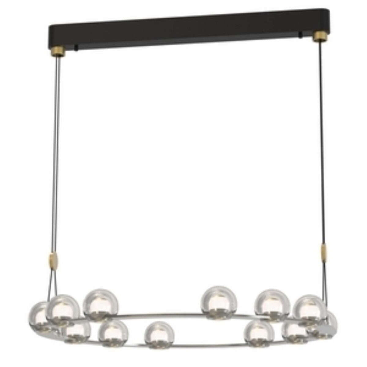 4291-12P, подвесная люстра, D820xH1500/1575, 12xLEDx7.2W, 7000LM, 4000K, included — изображение 1