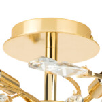 791182 Люстра потолочная ISABELLE 8х40W G9 ЗОЛОТО - купить в интернет-магазине Светильники Торг