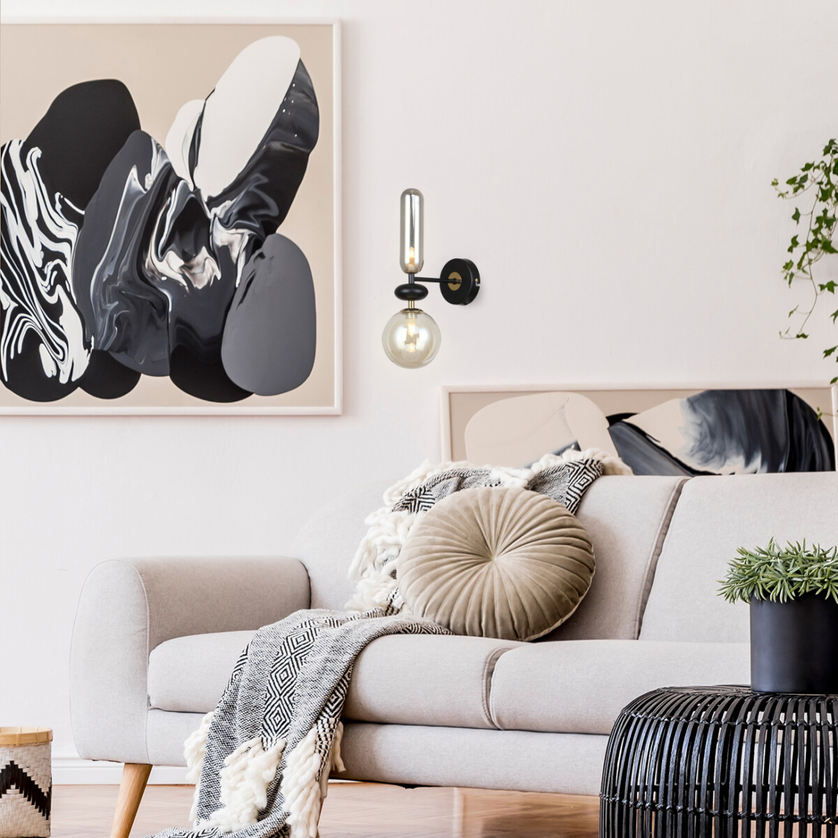 Escada 2102/2A G9*40W Black/Amber/Smoke — изображение 3