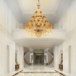 715577 6 КОР!!! Люстра NATIVO 57x40W E14 КОНЬЯК — изображение 3