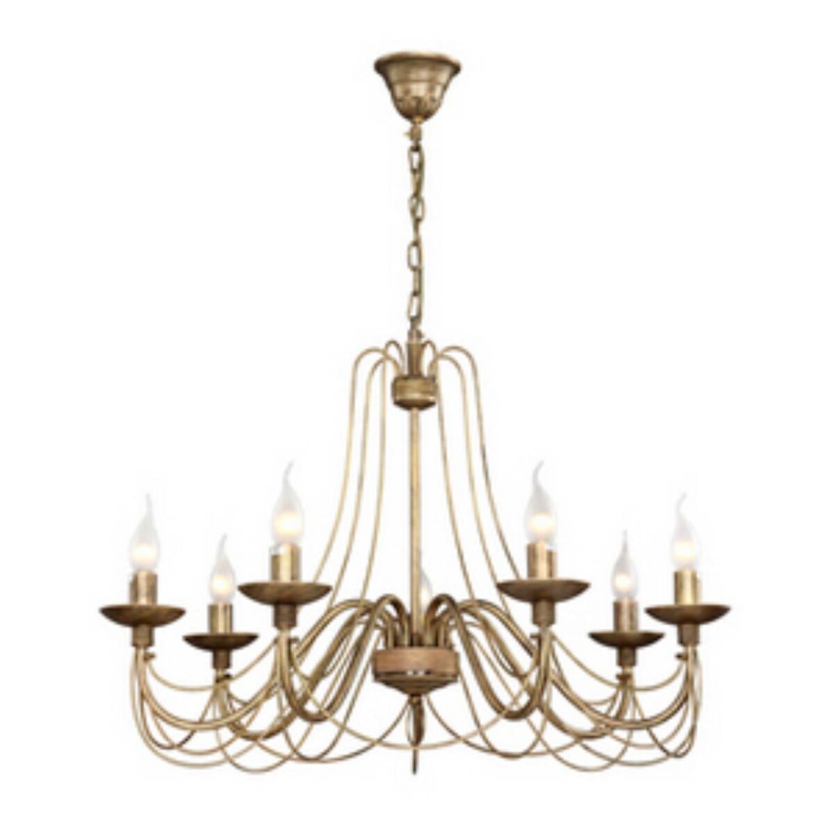 2163-7P, люстра подвесная, D730xH470/1170, 7xE14x40W, excluded — изображение 1