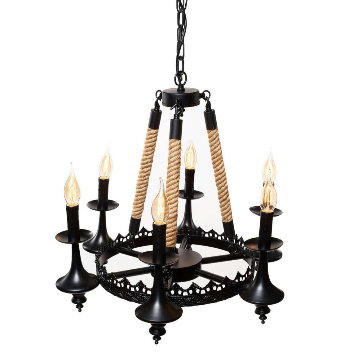 в наличии LOFT1862-6 Подвесная люстра LOFT IT Castle - купить в интернет-магазине Светильники Торг