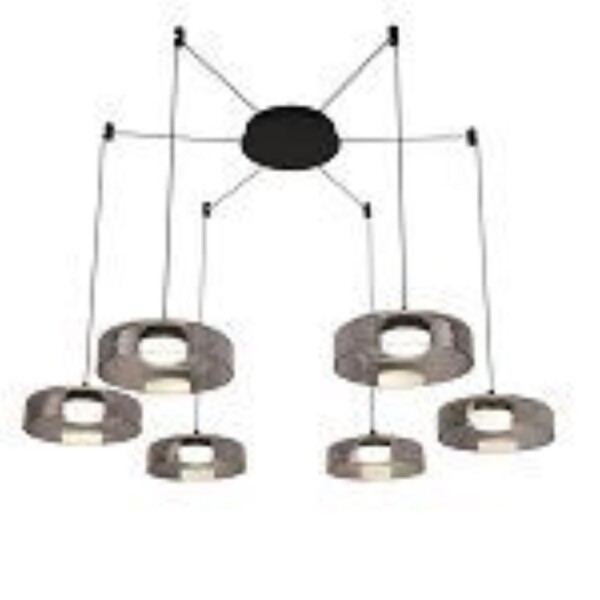 4490-6P, подвесная люстра, D910xH1500, 6xLEDx5W, 1950LM, 4000K, included