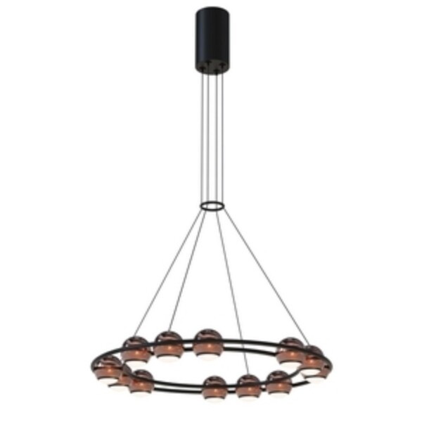 4561-12P, подвесная люстра, D450xH1500/1675, 12xLEDx4W, 2880LM, 4000K, included