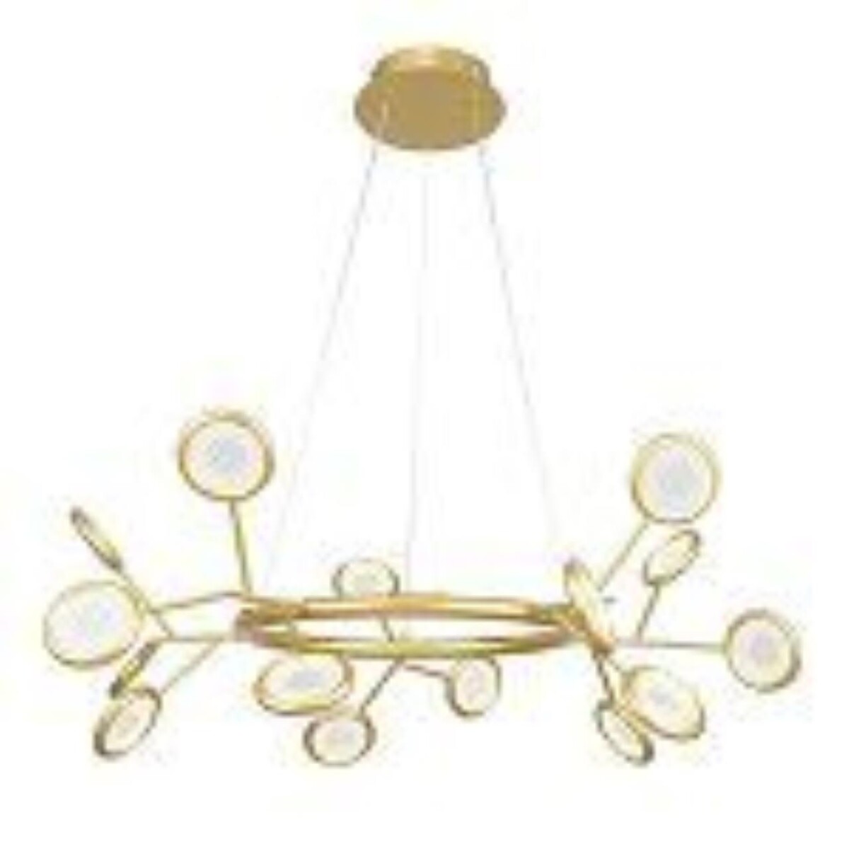 4253-15P, подвесная люстра, D740xH400/1100, 15xLEDx3W, 3825LM, 4000K, included — изображение 1