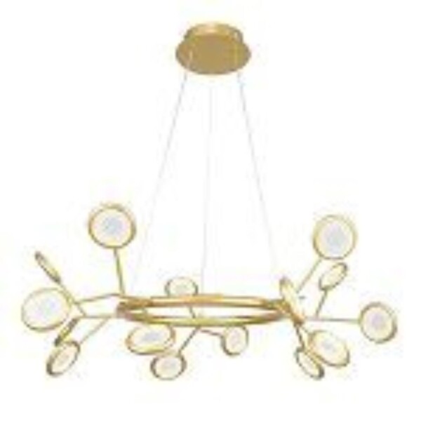 4253-15P, подвесная люстра, D740xH400/1100, 15xLEDx3W, 3825LM, 4000K, included