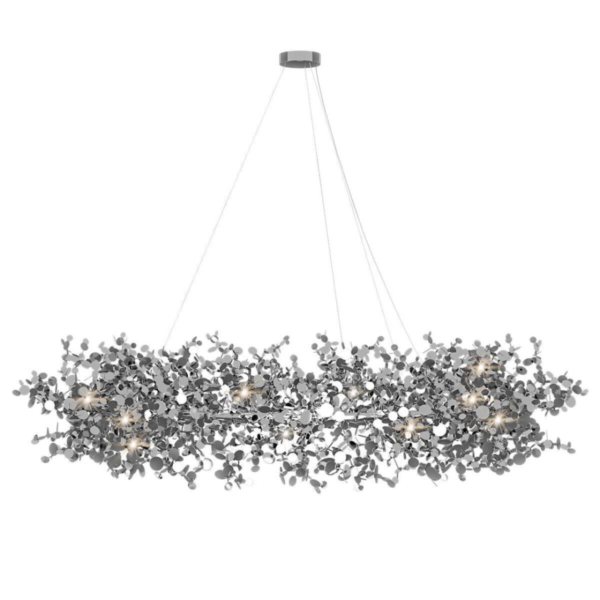 в наличии 10101/1000 Chrome Подвесная люстра LOFT IT Spark - купить в интернет-магазине Светильники Торг