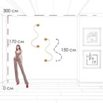 10388W Brass Настенный светильник LOFT IT Thread — изображение 9