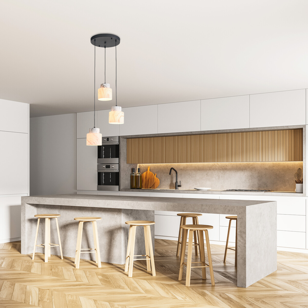 Escada 1173/3S E27*60W Black/Marble white — изображение 5