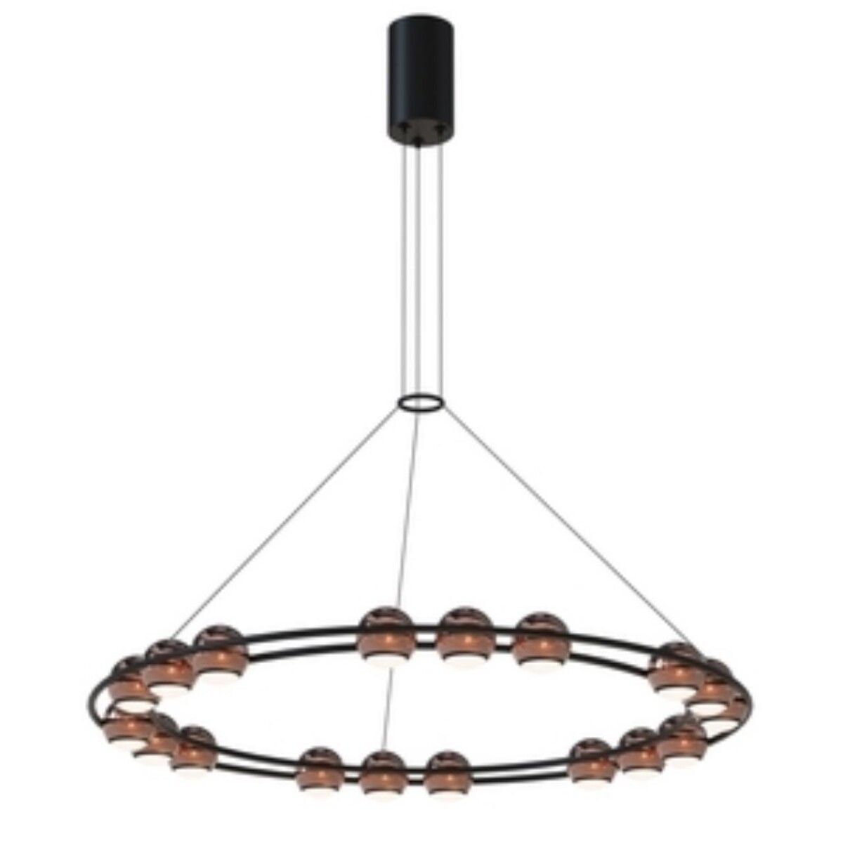 4561-18P, подвесная люстра, D650xH1500/1675, 18xLEDx4W, 4320LM, 4000K, included — изображение 1