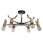 10024/6 Black Люстра на штанге LOFT IT Sven