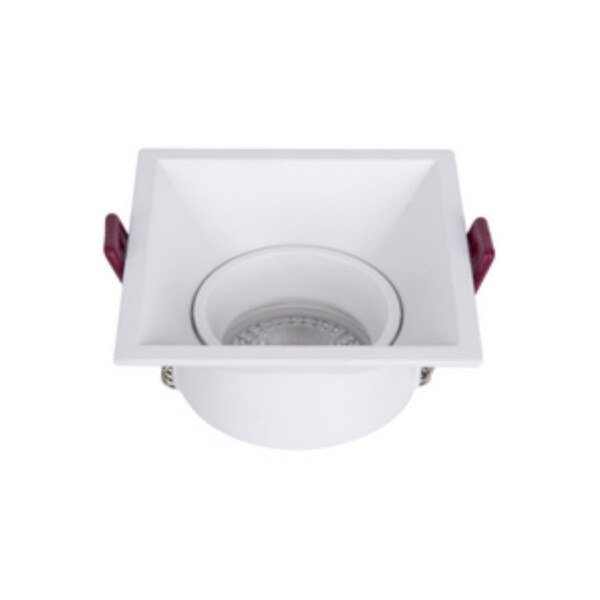 4521-1C, врезной светильник, L90xW90xH45, cutout:L80xW80, 1xGU10x35W, IP20, excluded