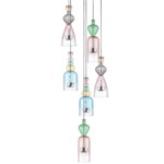 814069  2КОР! Люстра BELLE LED 6х8W 2400LM АЛЮМИНИЙ/МУЛЬТИКОЛОР 3000K — изображение 3