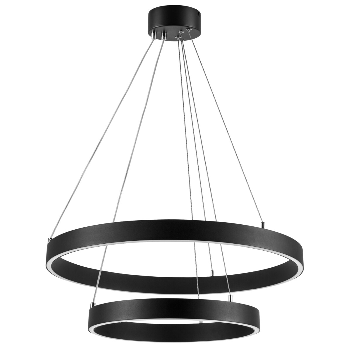 в наличии 748117 Люстра SATURNO LED 60W 4400LM 70G ЧЕРНЫЙ 3000-6000K - купить в интернет-магазине Светильники Торг