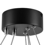 в наличии 748117 Люстра SATURNO LED 60W 4400LM 70G ЧЕРНЫЙ 3000-6000K - купить в интернет-магазине Светильники Торг