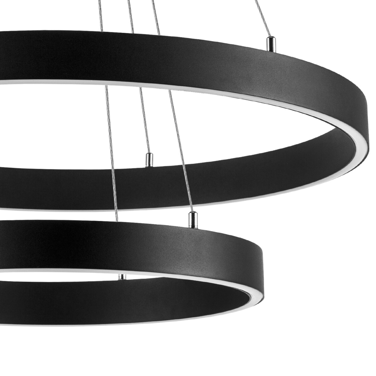 в наличии 748117 Люстра SATURNO LED 60W 4400LM 70G ЧЕРНЫЙ 3000-6000K - купить в интернет-магазине Светильники Торг