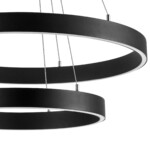 в наличии 748117 Люстра SATURNO LED 60W 4400LM 70G ЧЕРНЫЙ 3000-6000K - купить в интернет-магазине Светильники Торг