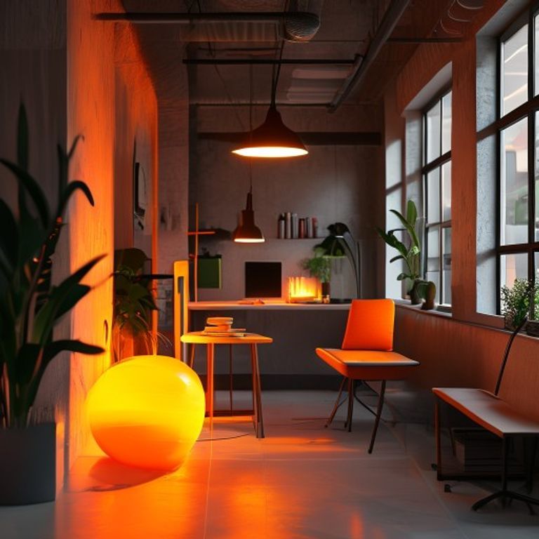 5055C/M orange Потолочный светильник LOFT IT Memory - купить в интернет магазине