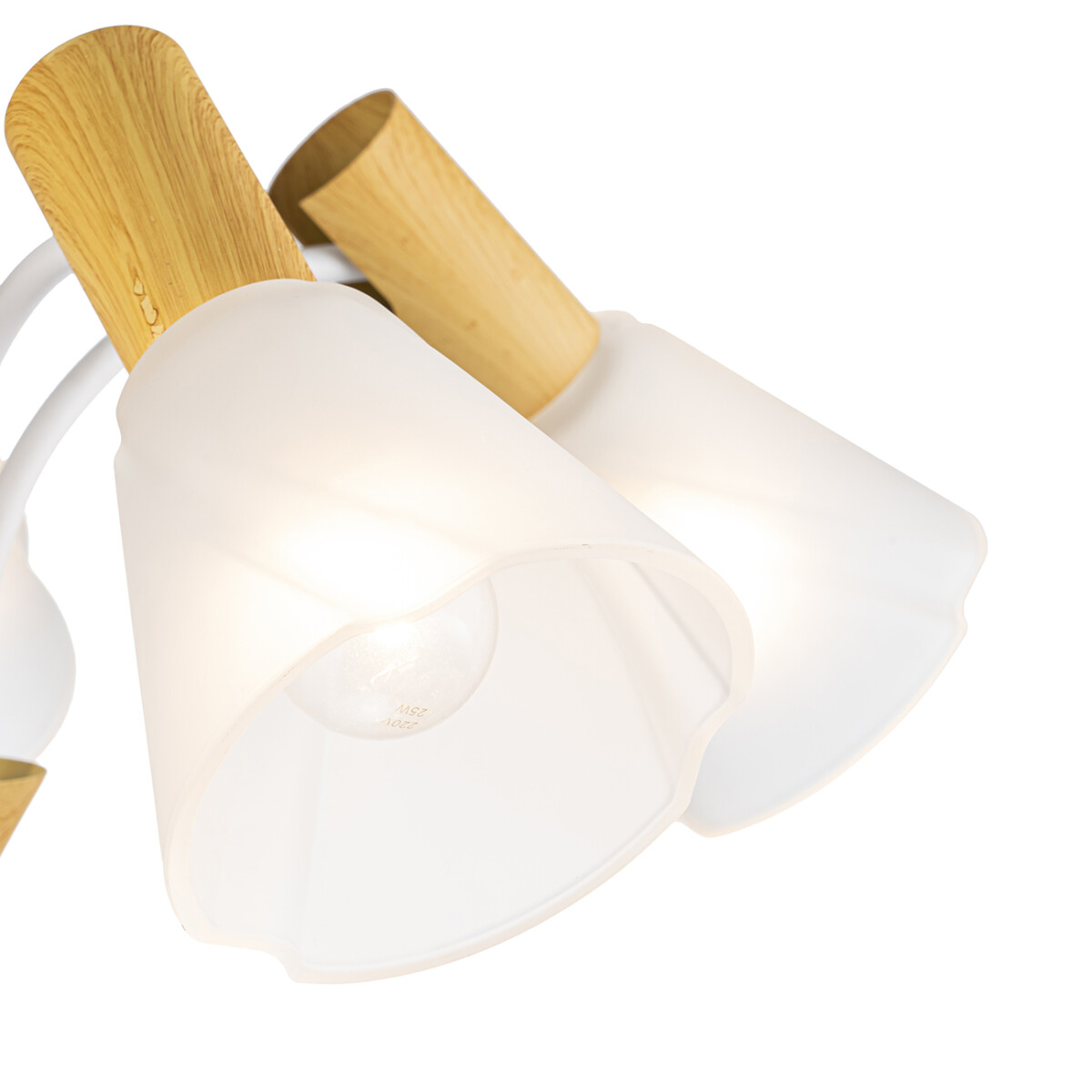 Escada 1131/5P E14*40W White/Wood — изображение 3