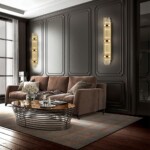 4854/6W HALL ODL_EX21 155 золото/стекло Настенный светильник E14 6*40W высота 1300см EMPIRE