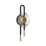 5407/6WL MODERN ODL_EX24 101 черный/золотой/металл/стекло Бра LED 6W 3000K 688Лм MAGNET — изображение 4