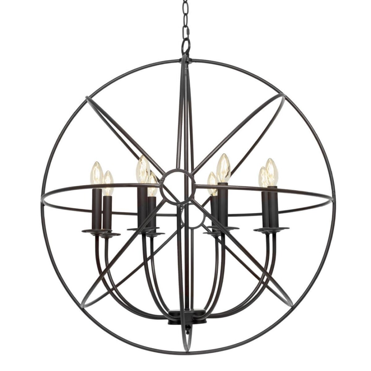 в наличии LOFT1192-8 Подвесная люстра LOFT IT Foucaults orb - купить в интернет-магазине Светильники Торг