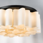 802097 Люстра NUBI 9х40W E27 ЧЕРНЫЙ МАТОВЫЙ/БЕЛЫЙ — изображение 2