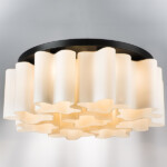 802097 Люстра NUBI 9х40W E27 ЧЕРНЫЙ МАТОВЫЙ/БЕЛЫЙ — изображение 5