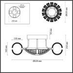 5029/104CL L-VISION ODL24 000 хром/металл/акрил Люстра потолочная LED 104W 5935лм MIRAGE — изображение 2