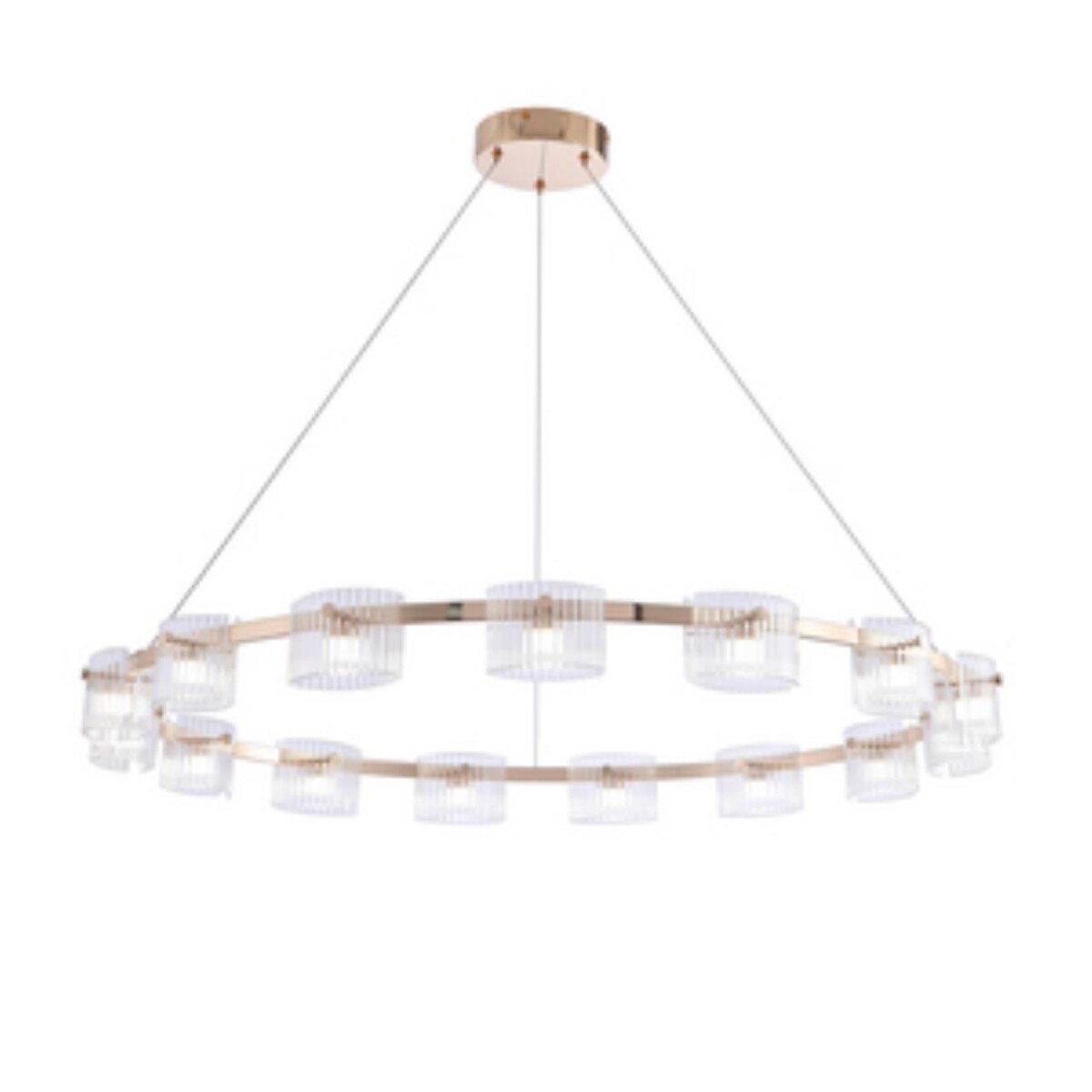 4248-15P, подвесная люстра, D1020xH1300/1500, 15xLEDx4.6W, 1800LM, 4000K, included — изображение 1