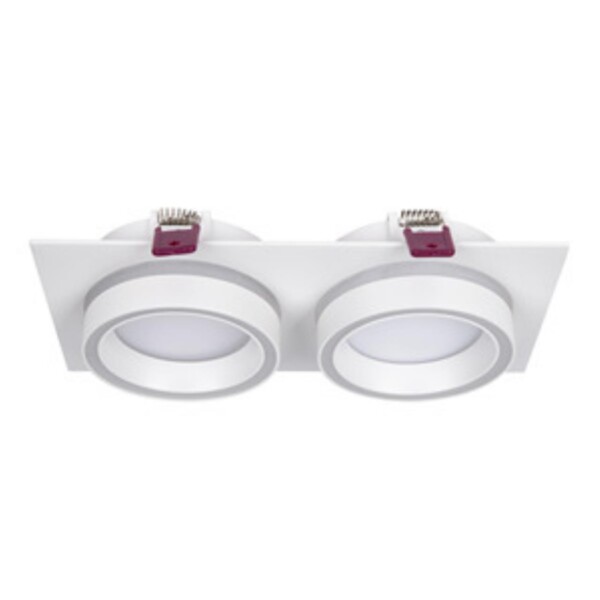 4650-2C, врезной светильник, L215xW108xH44, cutout:L186xW92, 2xGX53LEDx15W, IP20, excluded