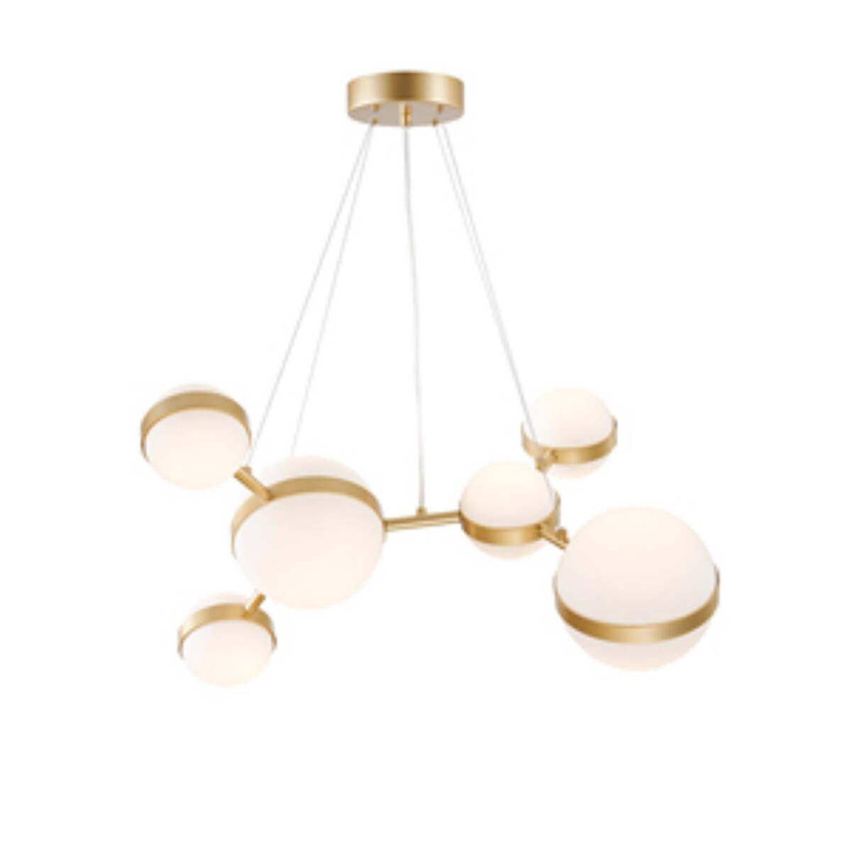 4448-6P, подвесная люстра, D700xH1100/1350, LEDx42W, 4610LM, 4000K, included — изображение 1