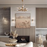 5449/4WL L-VISION ODL_EX26 039 сатинированн.латунь/прозрачн./металл/стекло Настенный светильник LED 4W 3000K 145Лм KOLOS — изображение 2