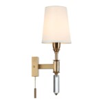 4894/1W MODERN ODL_EX22 161 бронзовый/белый/ткань Бра с выкл. E14 1*40W LONDON — изображение 5