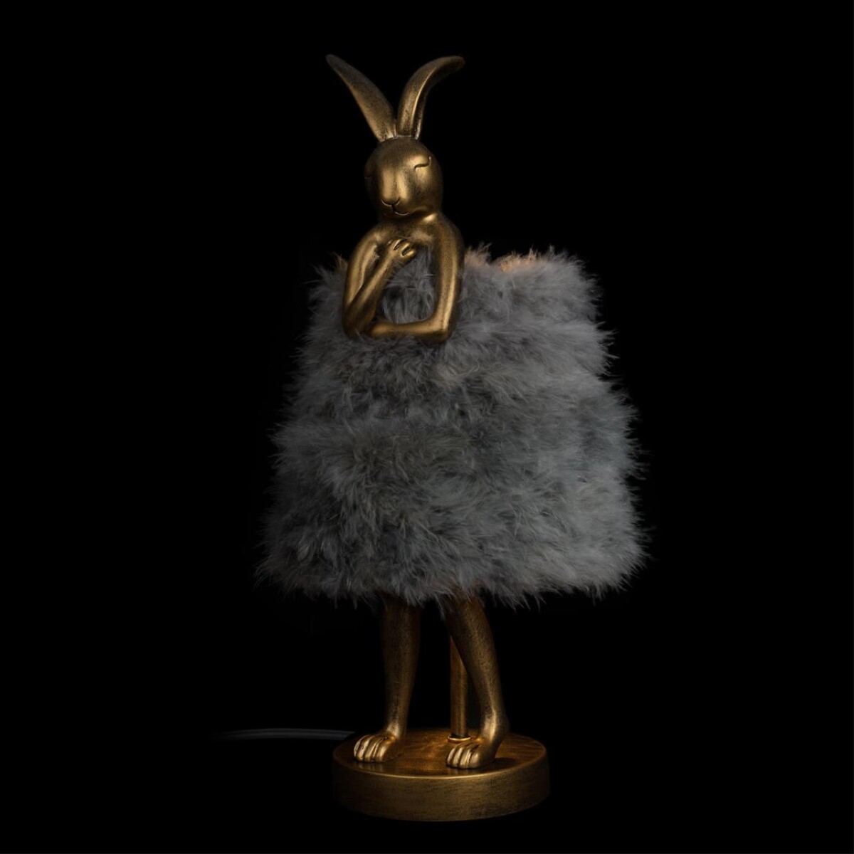 в наличии 10315/A Grey fluff Настольная лампа LOFT IT Lapine - купить в интернет-магазине Светильники Торг