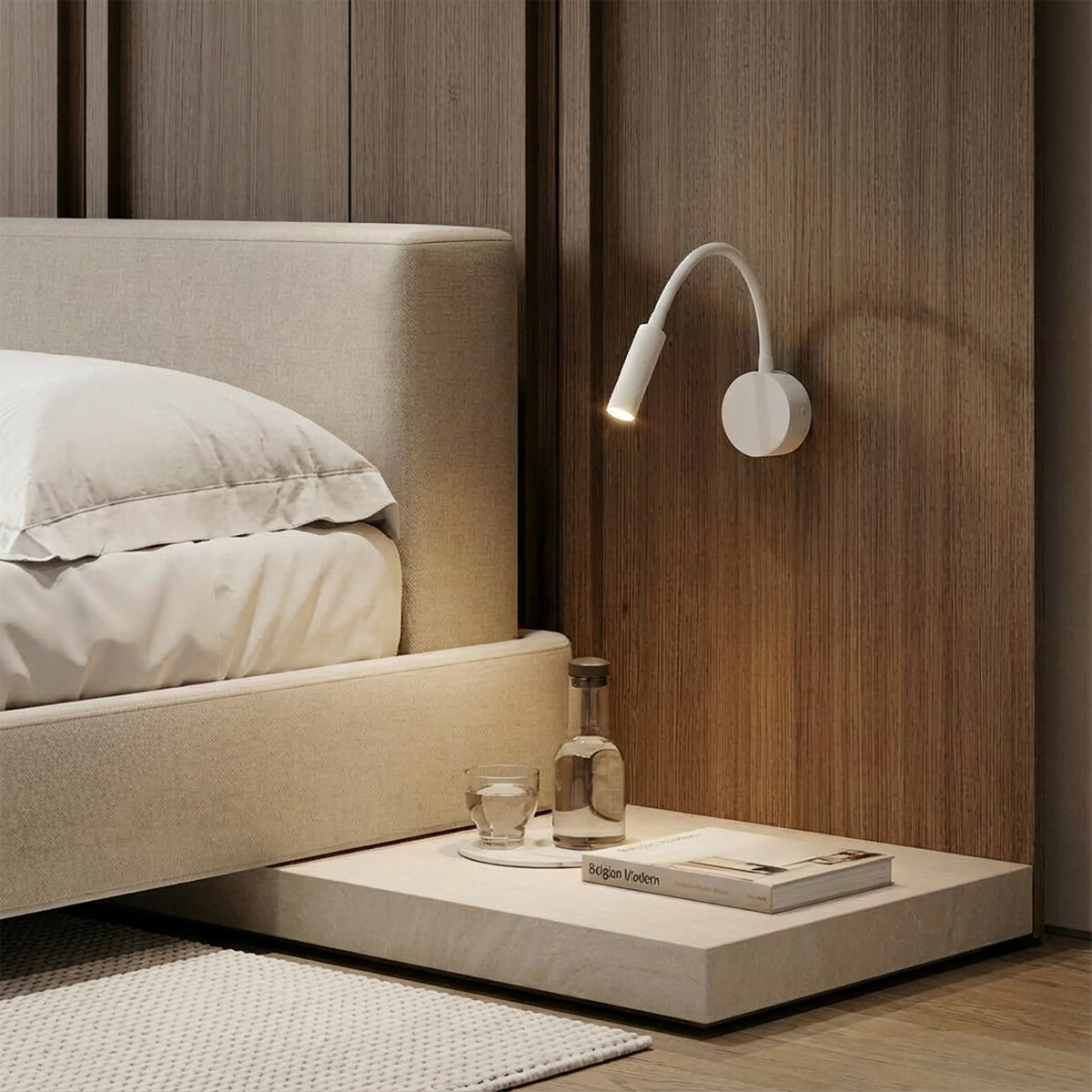 200136 Бра OMEGA LED 3W 145LM G БЕЛЫЙ 3000K — изображение 5