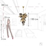 10401/800M Подвесная люстра LOFT IT Britannica — изображение 10