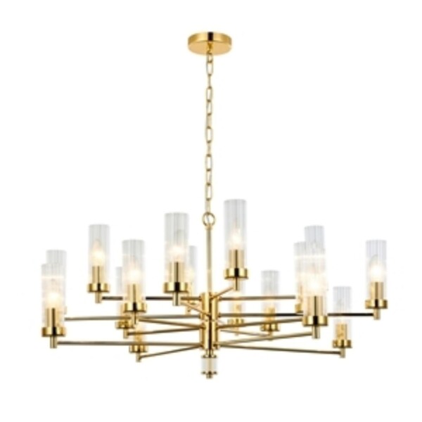 2673-16P, подвесная люстра, D850xH410/1410, 16xE14x40W, excluded